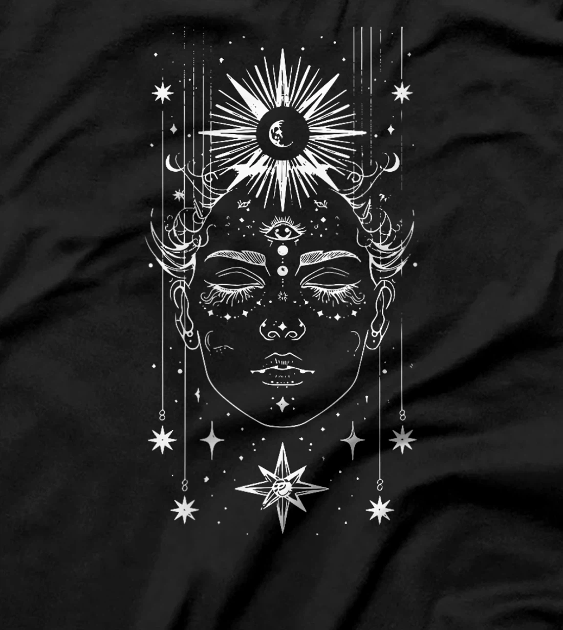 Womens Celestial Goddess Eos Witchy Eos Astrology T-Shirt