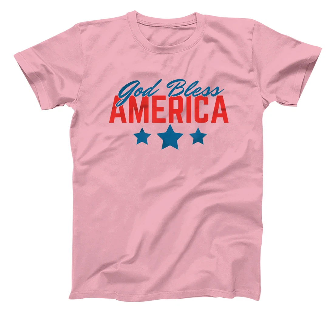 God Bless America, Free Indeed John 8:36 - Front and Back T-Shirt