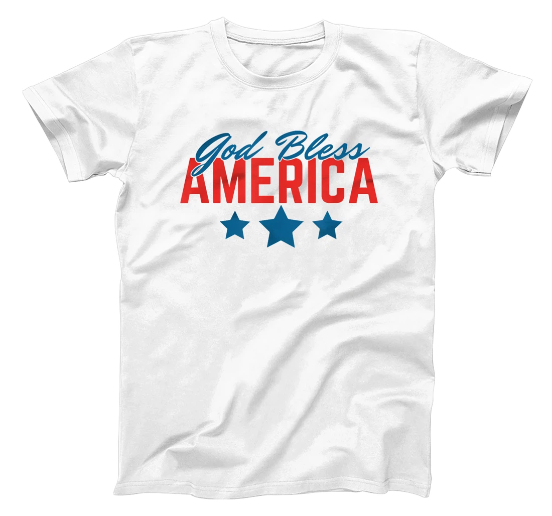 God Bless America, Free Indeed John 8:36 - Front and Back T-Shirt