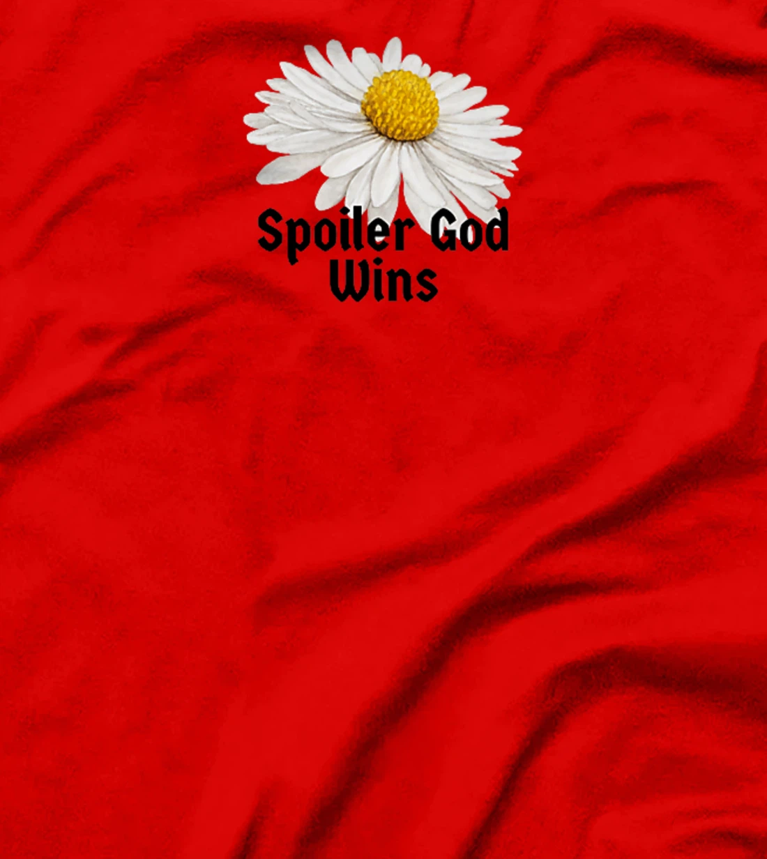 Vintage Botanical Saying Spoiler God Wins for Women Men Premium T-Shirt