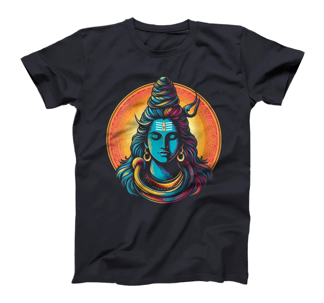 Womens Lord Shiva Hindu God Mahadeva Trident Hinduism Devotee T-Shirt