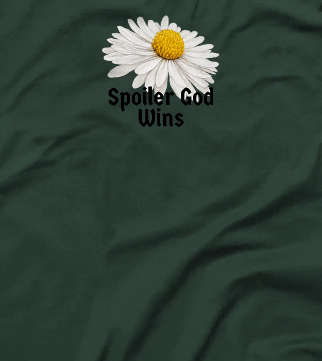 Vintage Botanical Saying Spoiler God Wins for Women Men Premium T-Shirt