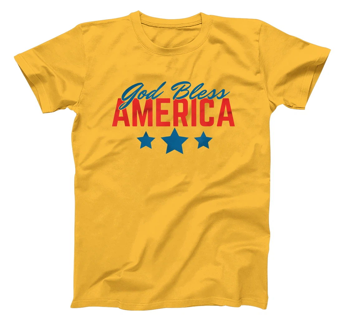 God Bless America, Free Indeed John 8:36 - Front and Back T-Shirt