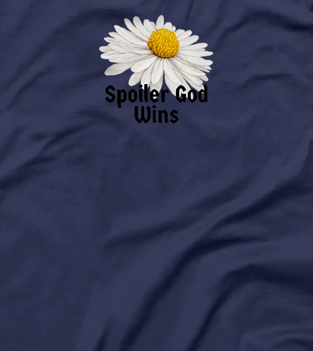 Vintage Botanical Saying Spoiler God Wins for Women Men Premium T-Shirt