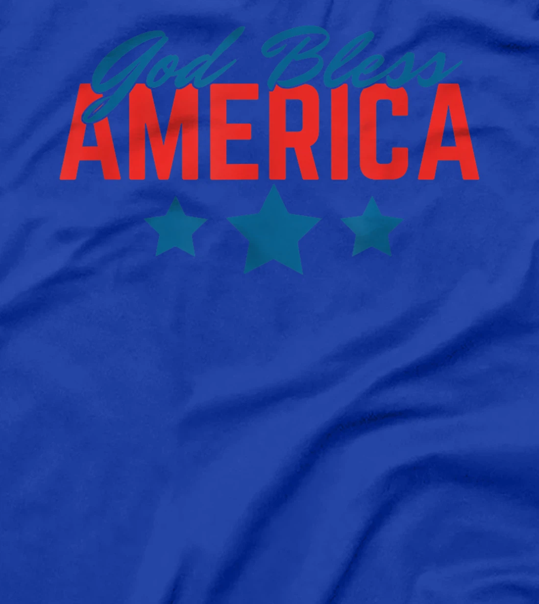 God Bless America, Free Indeed John 8:36 - Front and Back T-Shirt