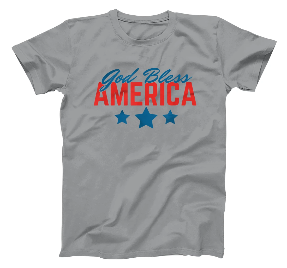 God Bless America, Free Indeed John 8:36 - Front and Back T-Shirt