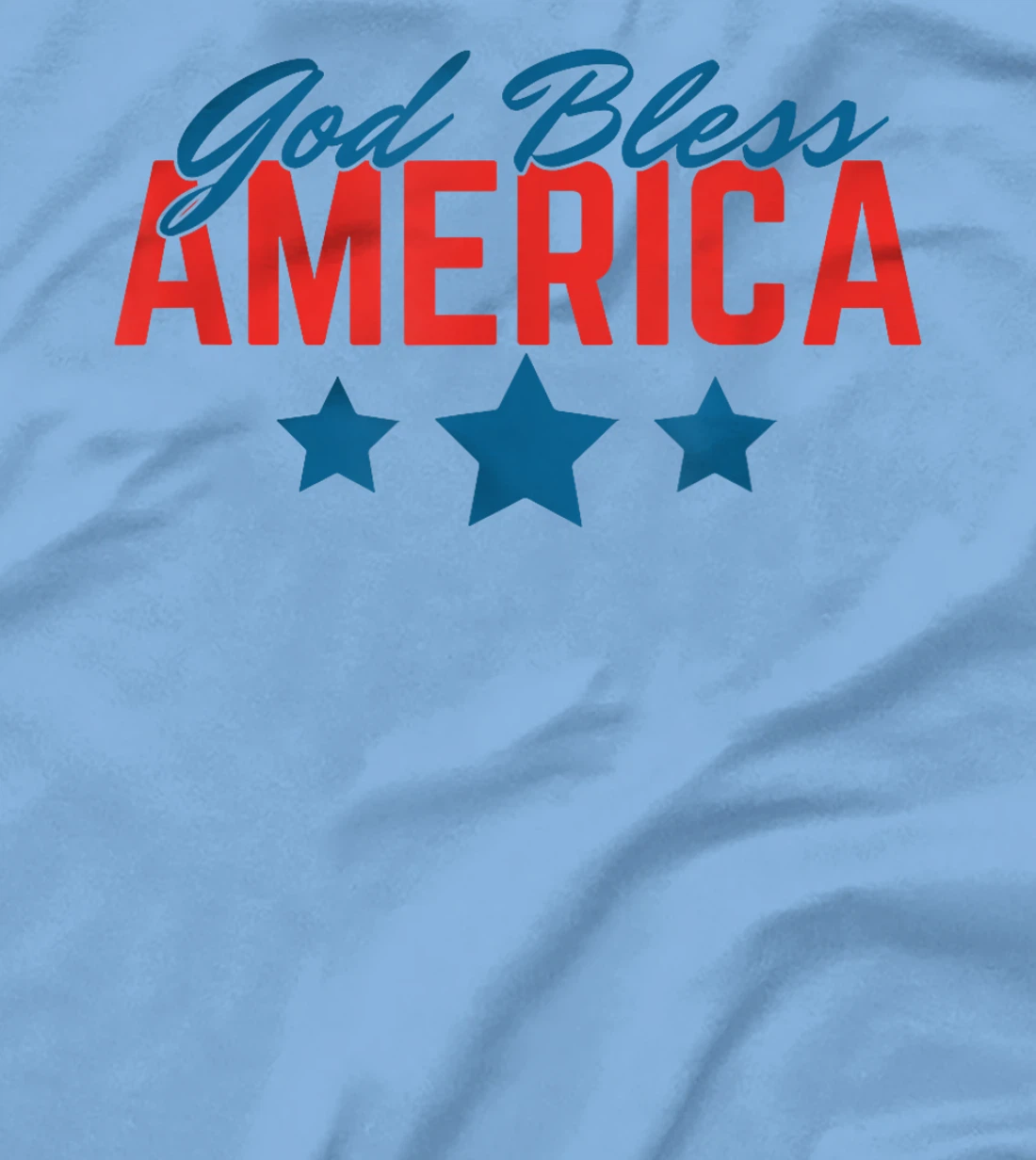 God Bless America, Free Indeed John 8:36 - Front and Back T-Shirt