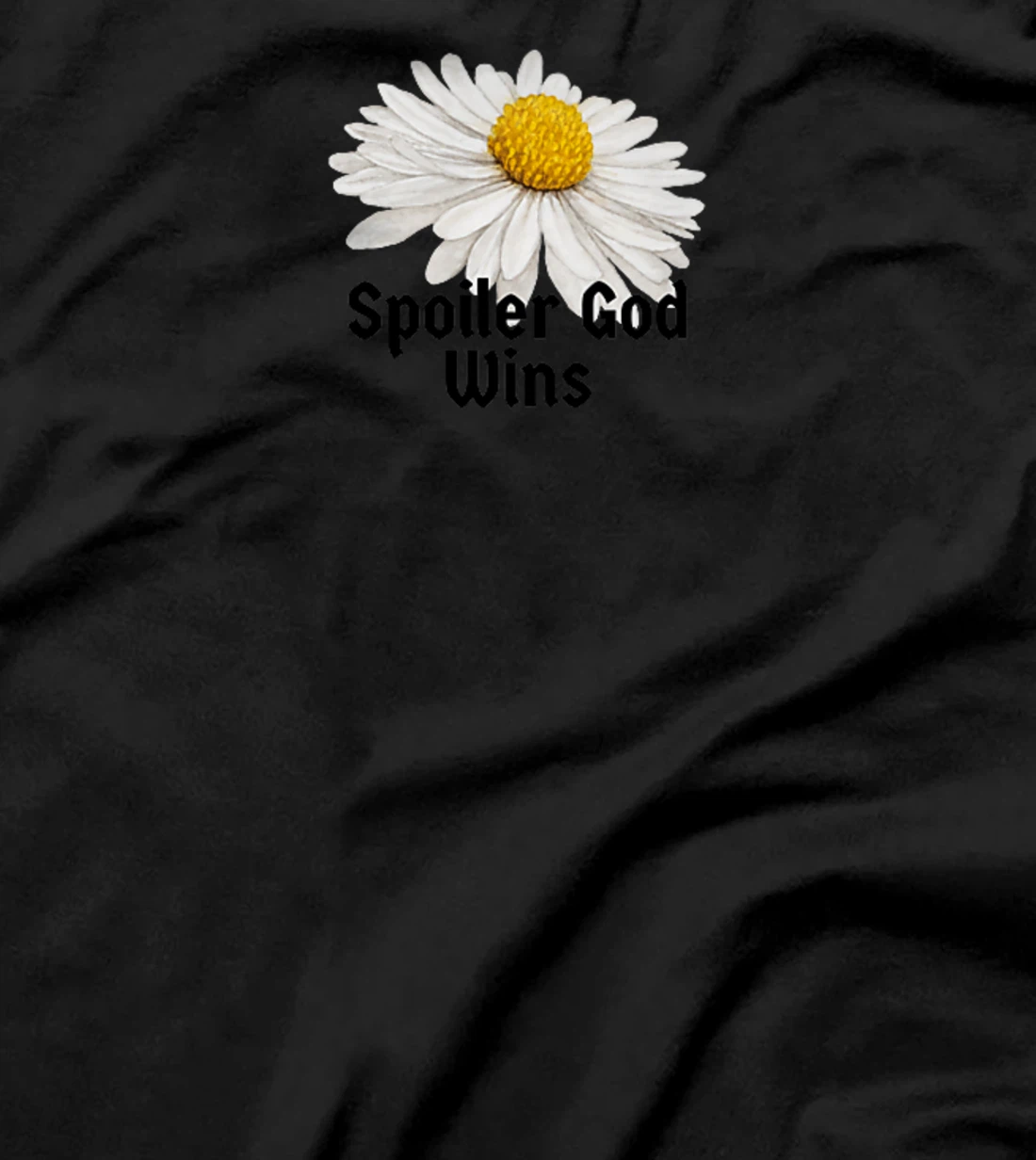 Vintage Botanical Saying Spoiler God Wins for Women Men Premium T-Shirt