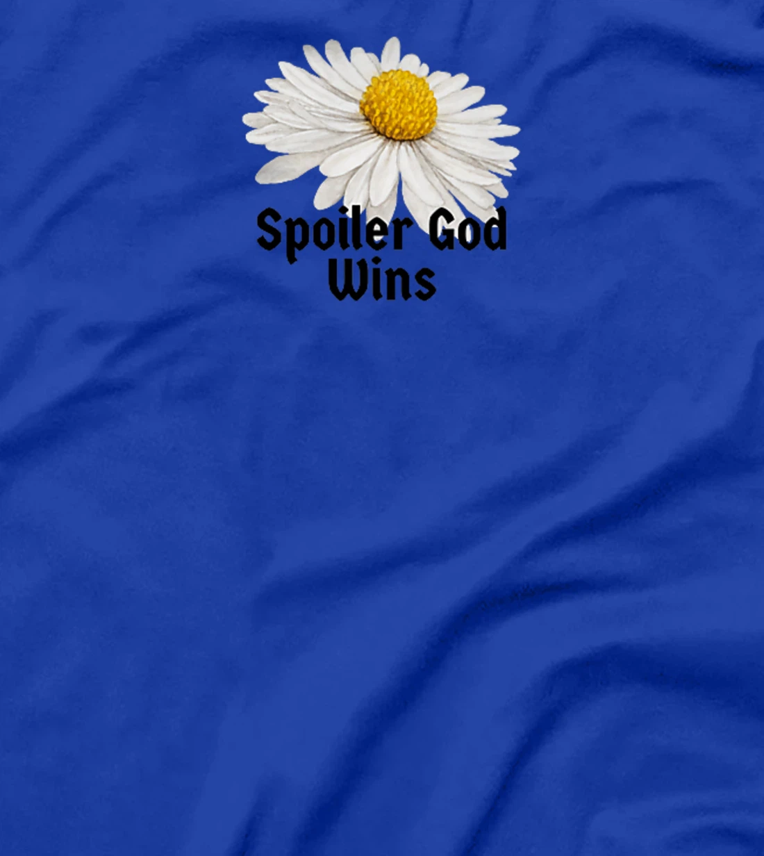 Vintage Botanical Saying Spoiler God Wins for Women Men Premium T-Shirt
