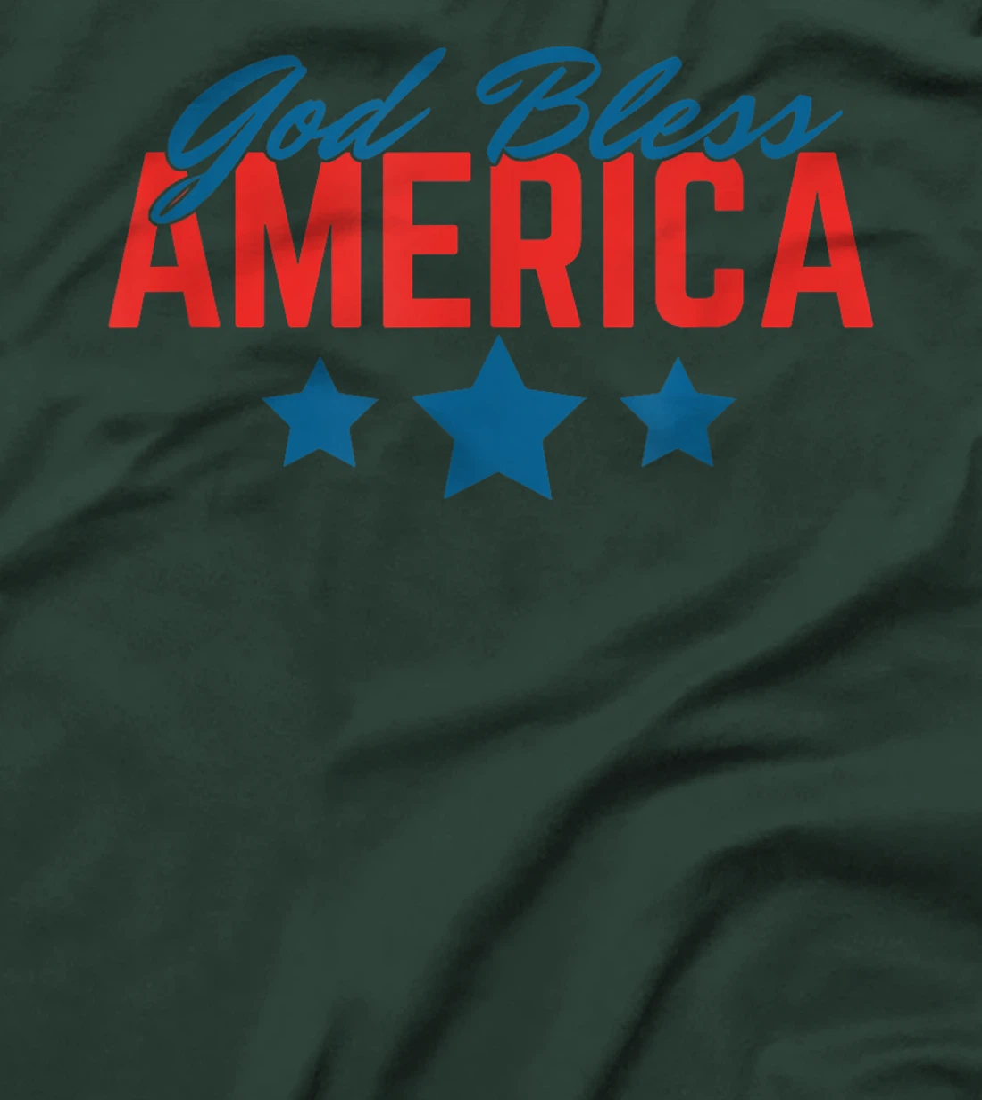 God Bless America, Free Indeed John 8:36 - Front and Back T-Shirt