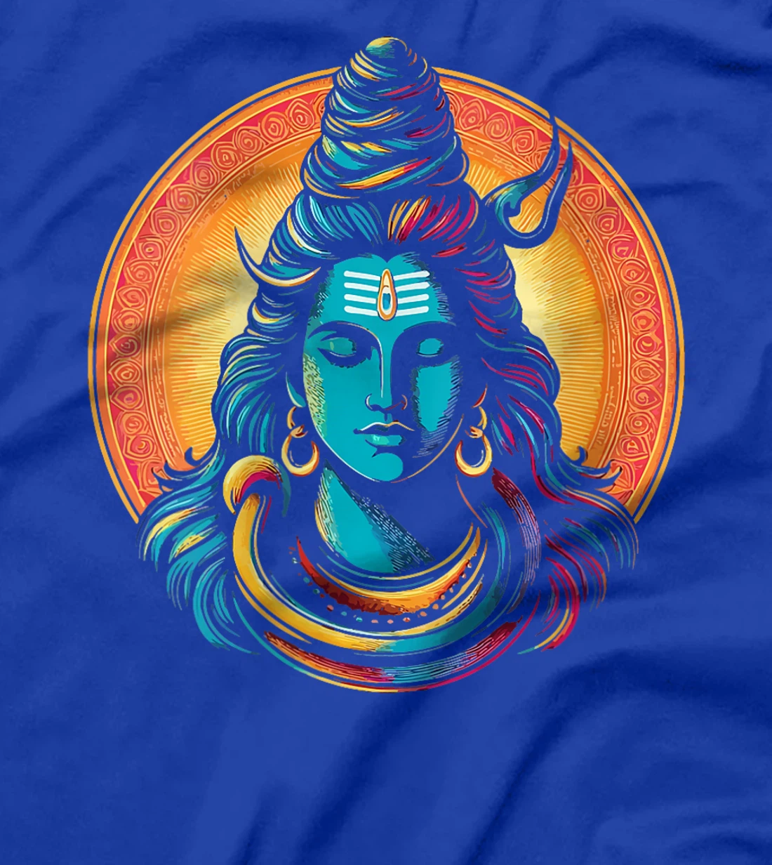 Womens Lord Shiva Hindu God Mahadeva Trident Hinduism Devotee T-Shirt