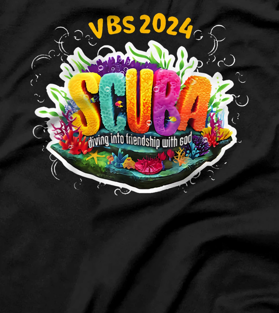 Matching VBS 2024 Scuba Diving Into Friendship With God T-Shirt