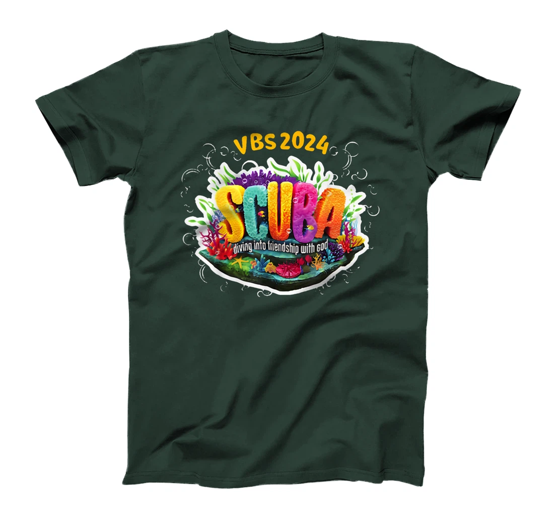 Matching VBS 2024 Scuba Diving Into Friendship With God T-Shirt