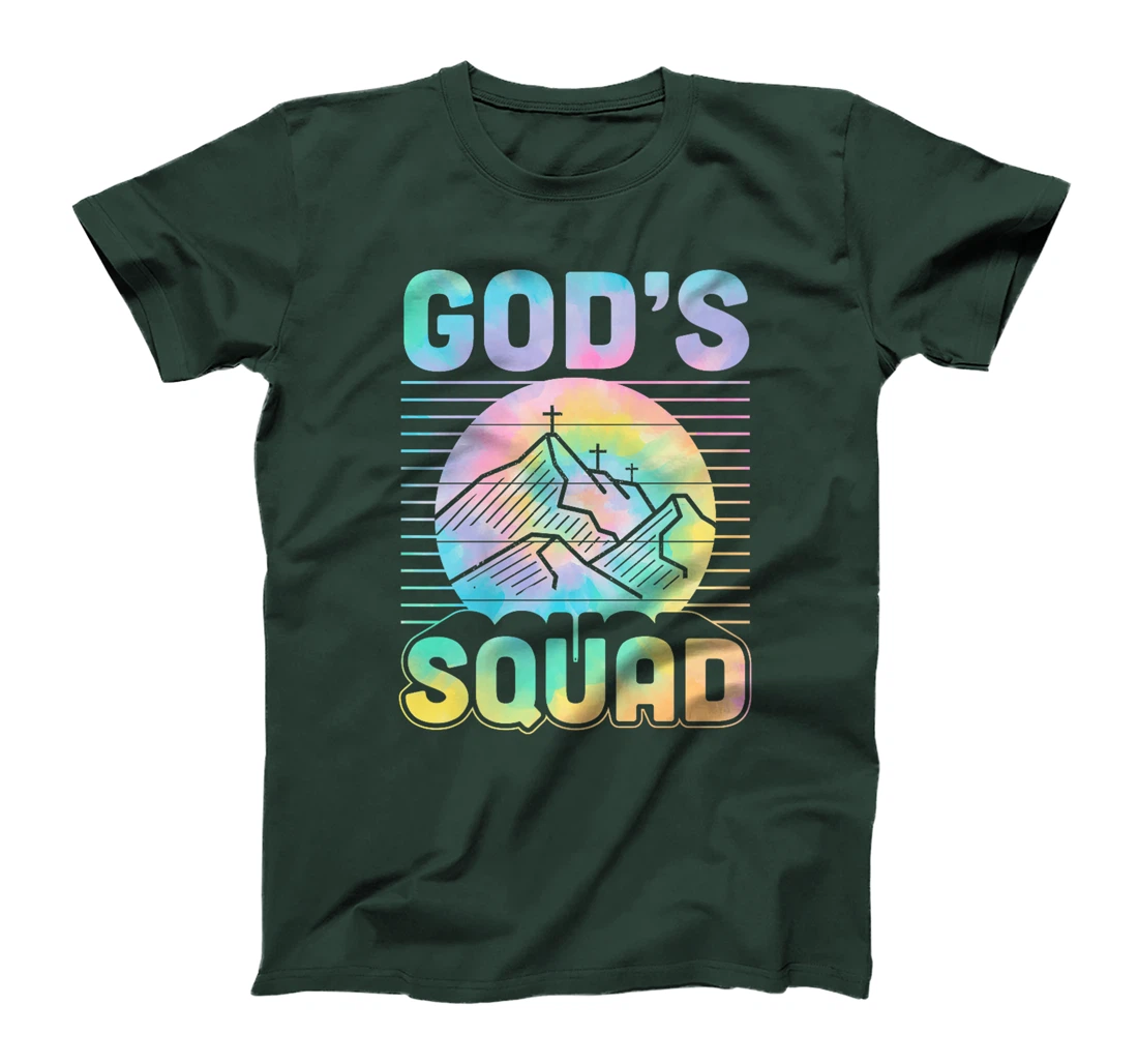 God's Squad Christian Retro Vintage Style Mountain Premium T-Shirt