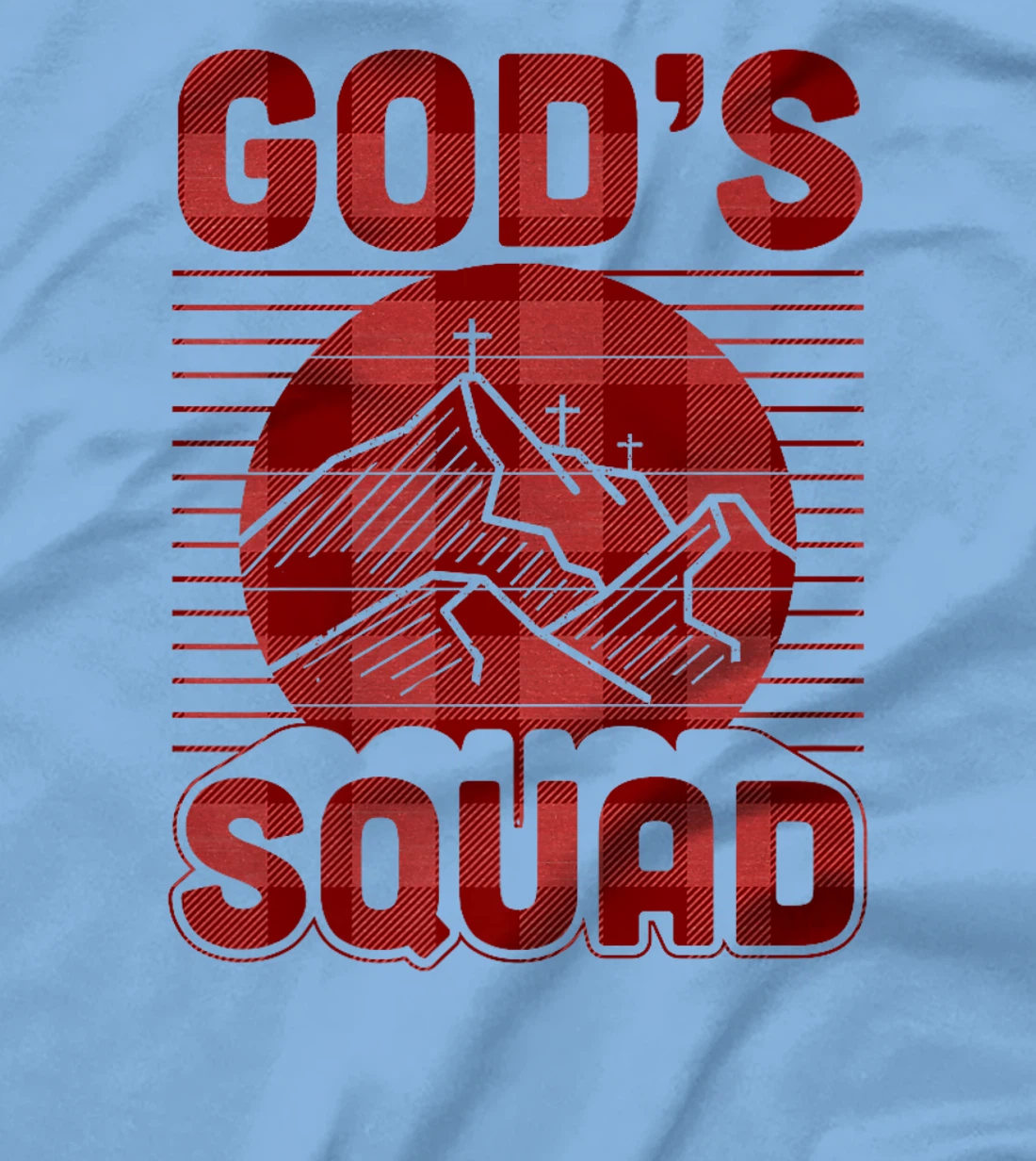 God's Squad Christian Retro Vintage Style Mountain Premium T-Shirt