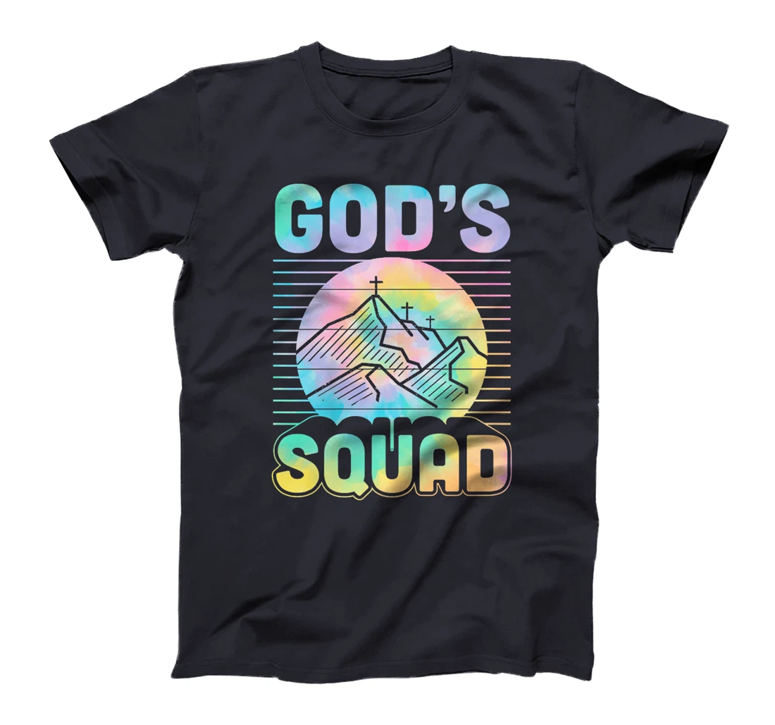 God's Squad Christian Retro Vintage Style Mountain Premium T-Shirt