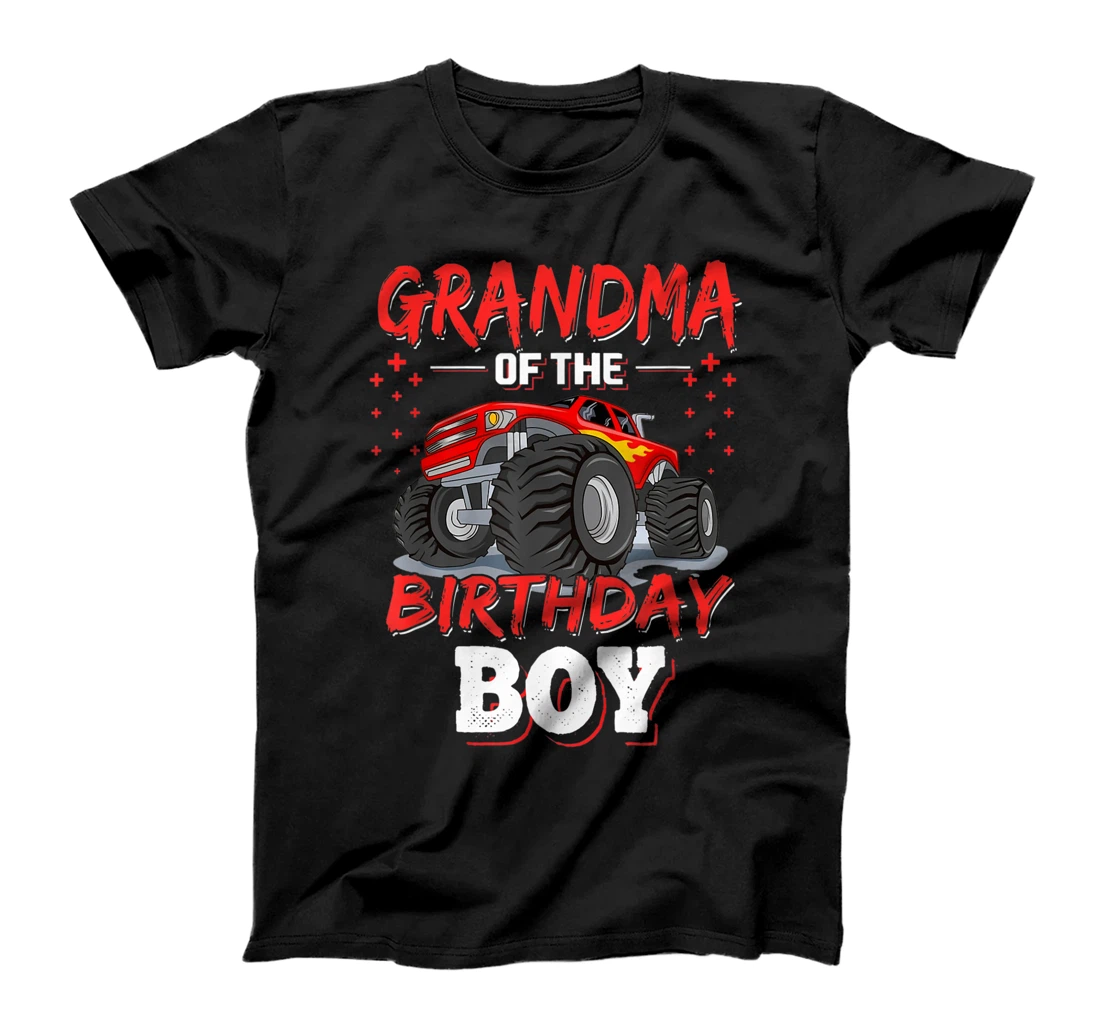 Grandma of the Birthday Boy Monster Truck Birthday Party T-Shirt