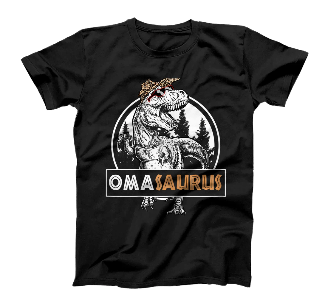 Womens Omasaurus T Rex Dinosaur Oma Saurus Family Matching T-Shirt