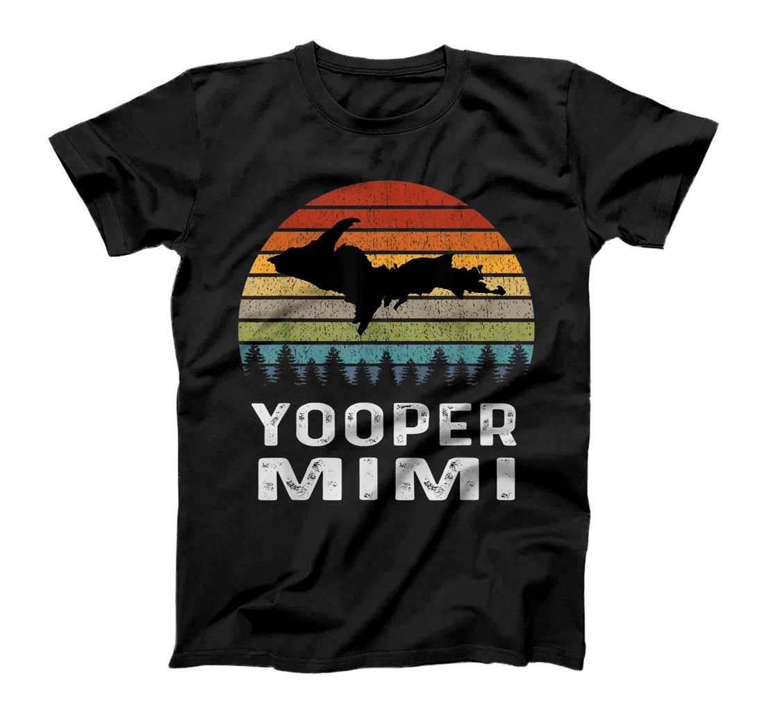 Yooper MIMI Grandma 906 Upper Peninsula Michigan Retro T-Shirt