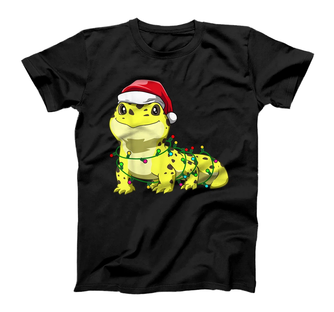 Leopard Gecko Christmas Santa Gecko Christmas Gecko Lovers T-Shirt