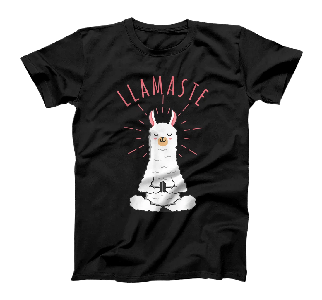 Funny Llama Do Yoga, Llamaste, Namaste, Funny Yoga T-Shirt