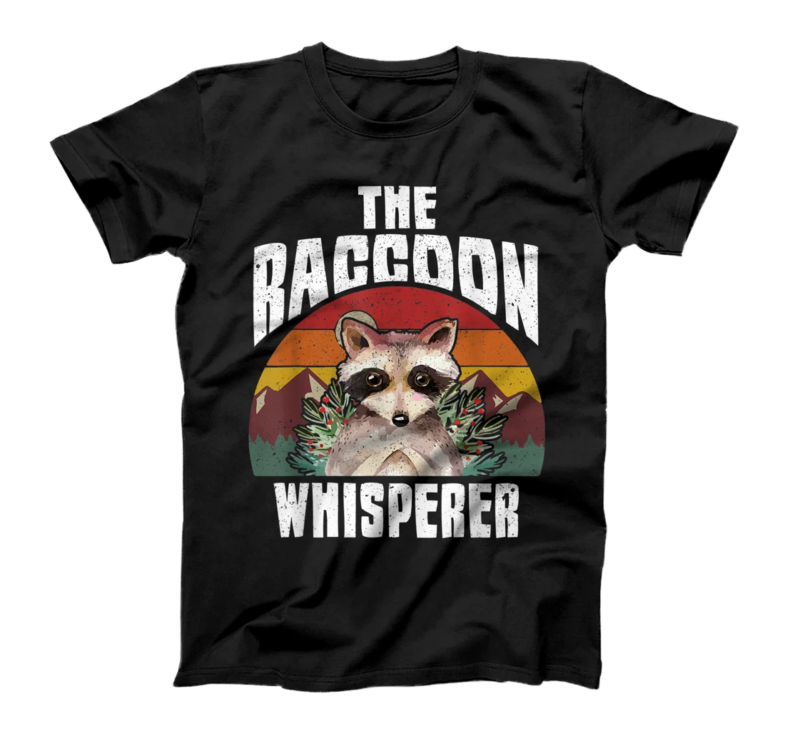 The Raccoon Whisperer - Raccoon's Lover - Vintage Retro T-Shirt