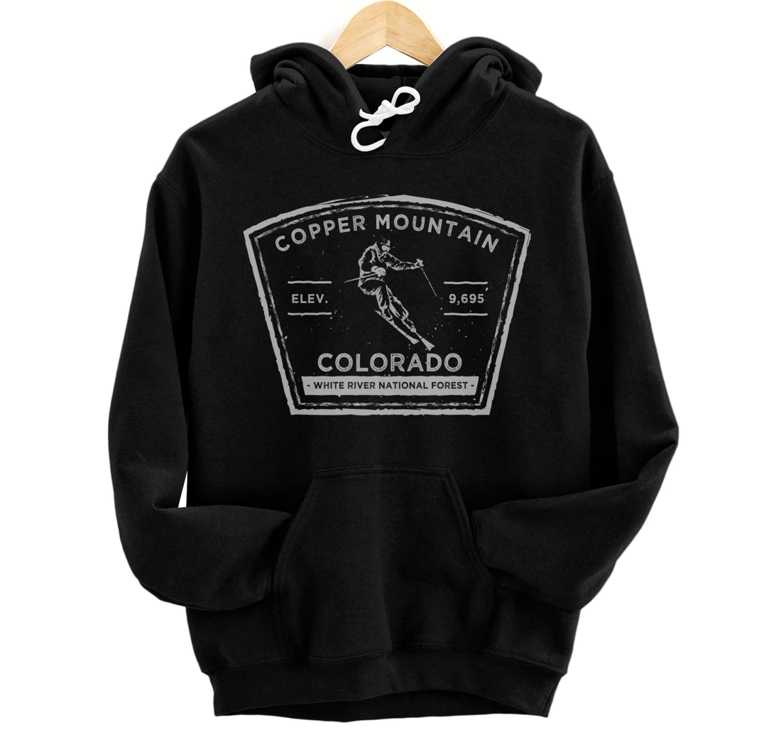 Copper Mountain Colorado Snow Skiing HOODIE Pullover Hoodie