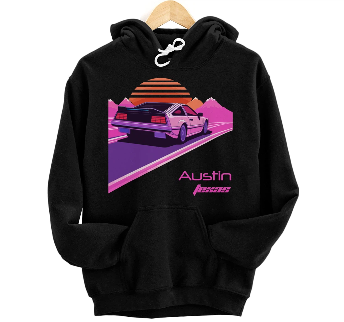 Vintage Austin Texas Pullover Hoodie