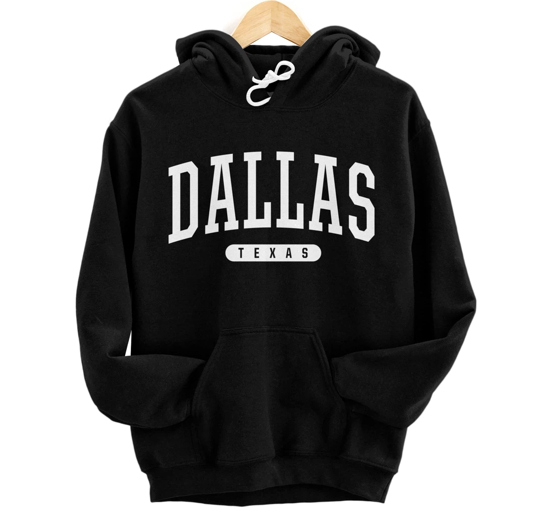 Dallas Hoodie Hoodie College University Style TX USA Pullover Hoodie