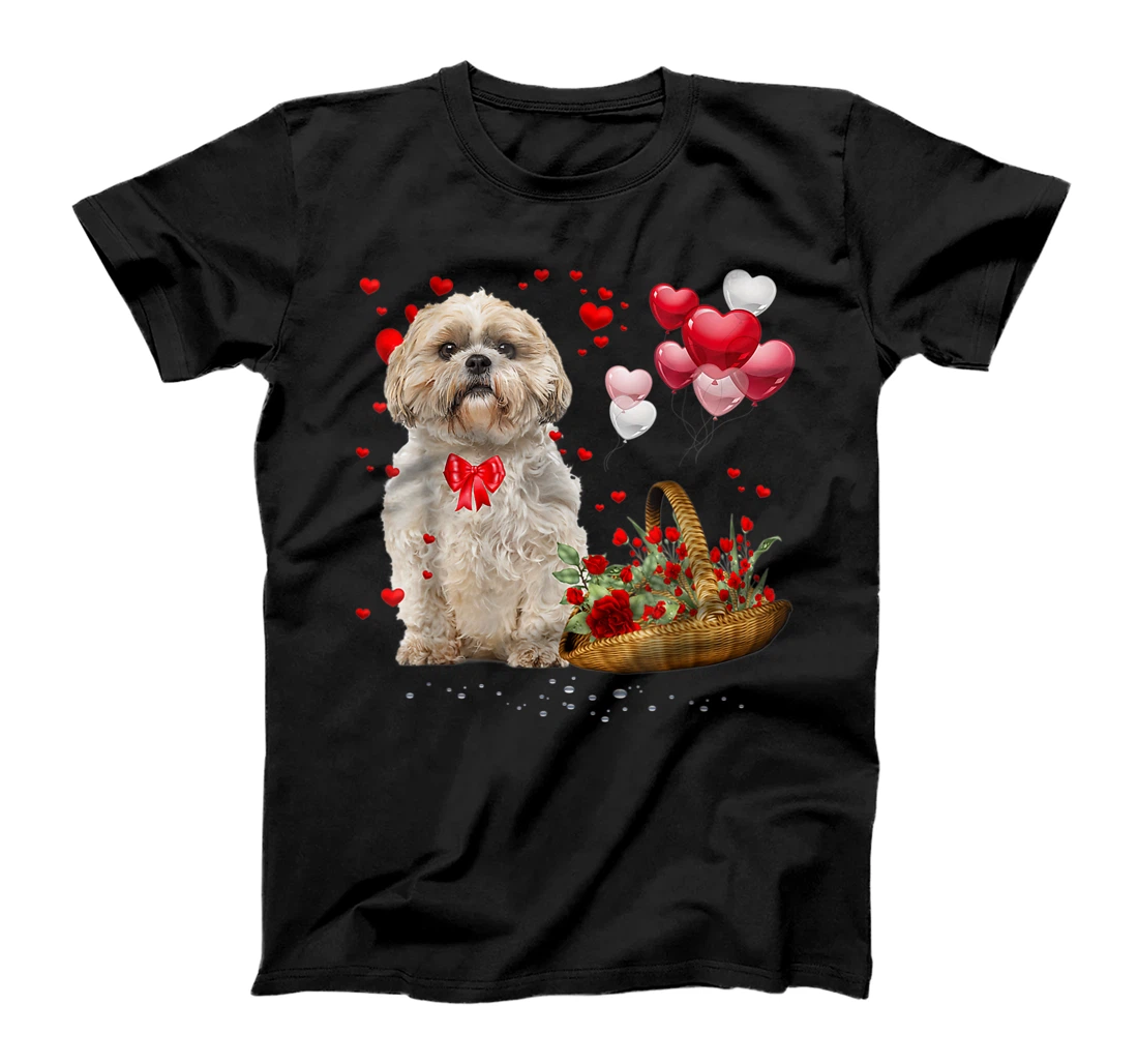 Shih Tzu Valentines Day Shirt Funny Dog Valentine Gift T-Shirt