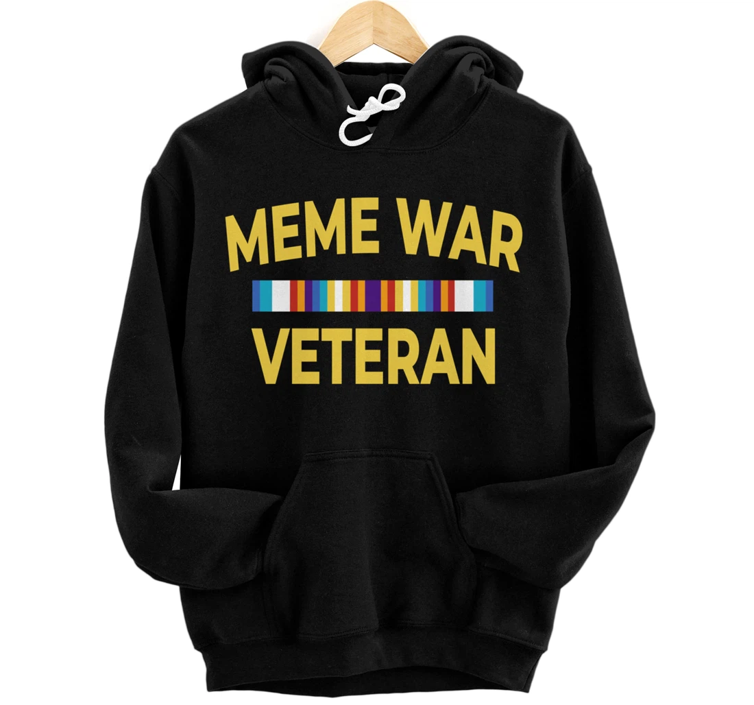 Meme War Veteran Pullover Hoodie