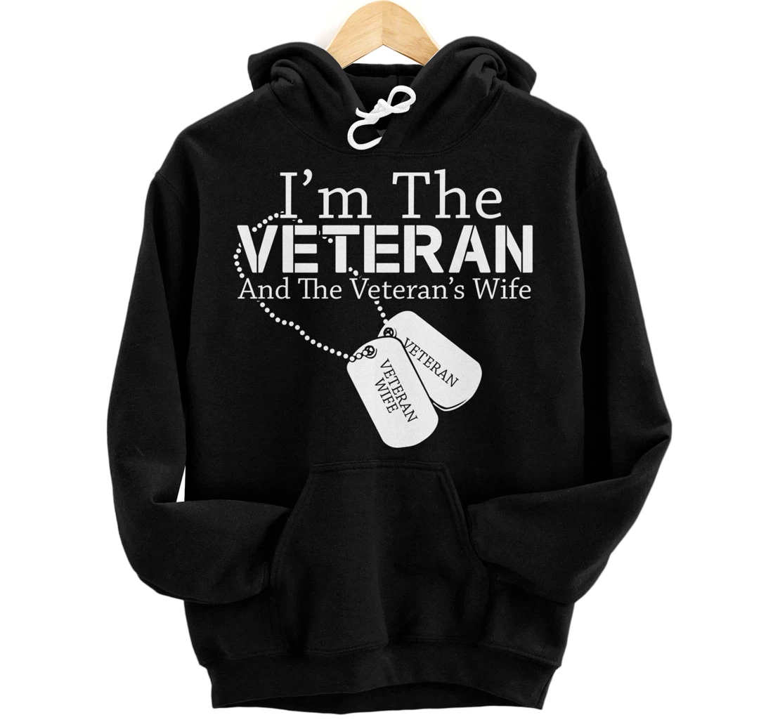 I Am The Veteran Veterans Day US Military Patriotic Pullover Hoodie