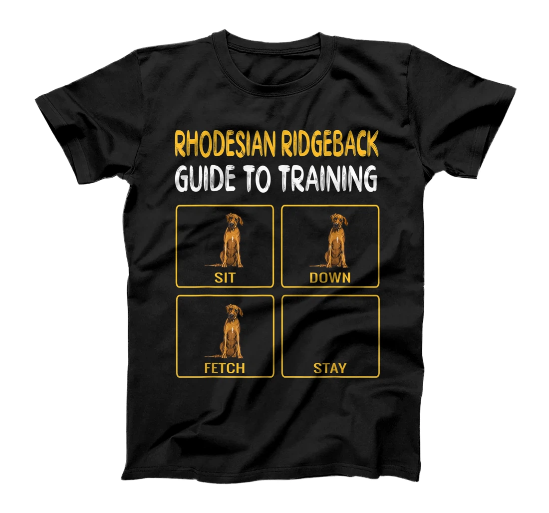 Rhodesian Ridgeback Guide To Training Dog Obedience T-Shirt