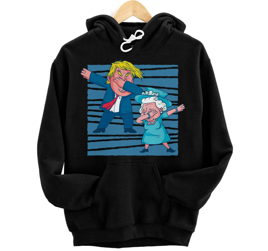 Dancing Trump Dabbing Queen Pullover Hoodie