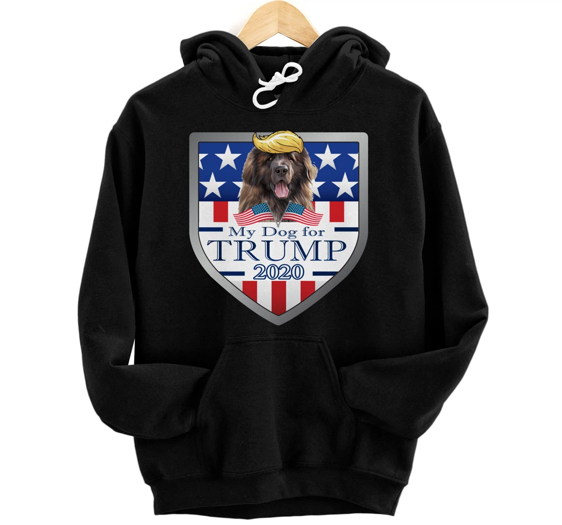 My Leonberger For Trump Pullover Hoodie