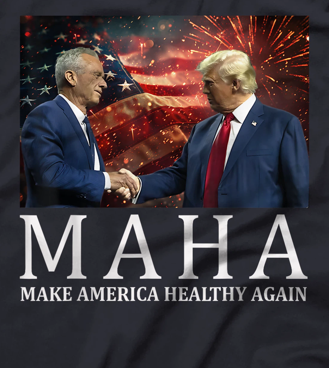 Maha Make America Healthy 2024 Vote For Trump And Kennedy T-Shirt