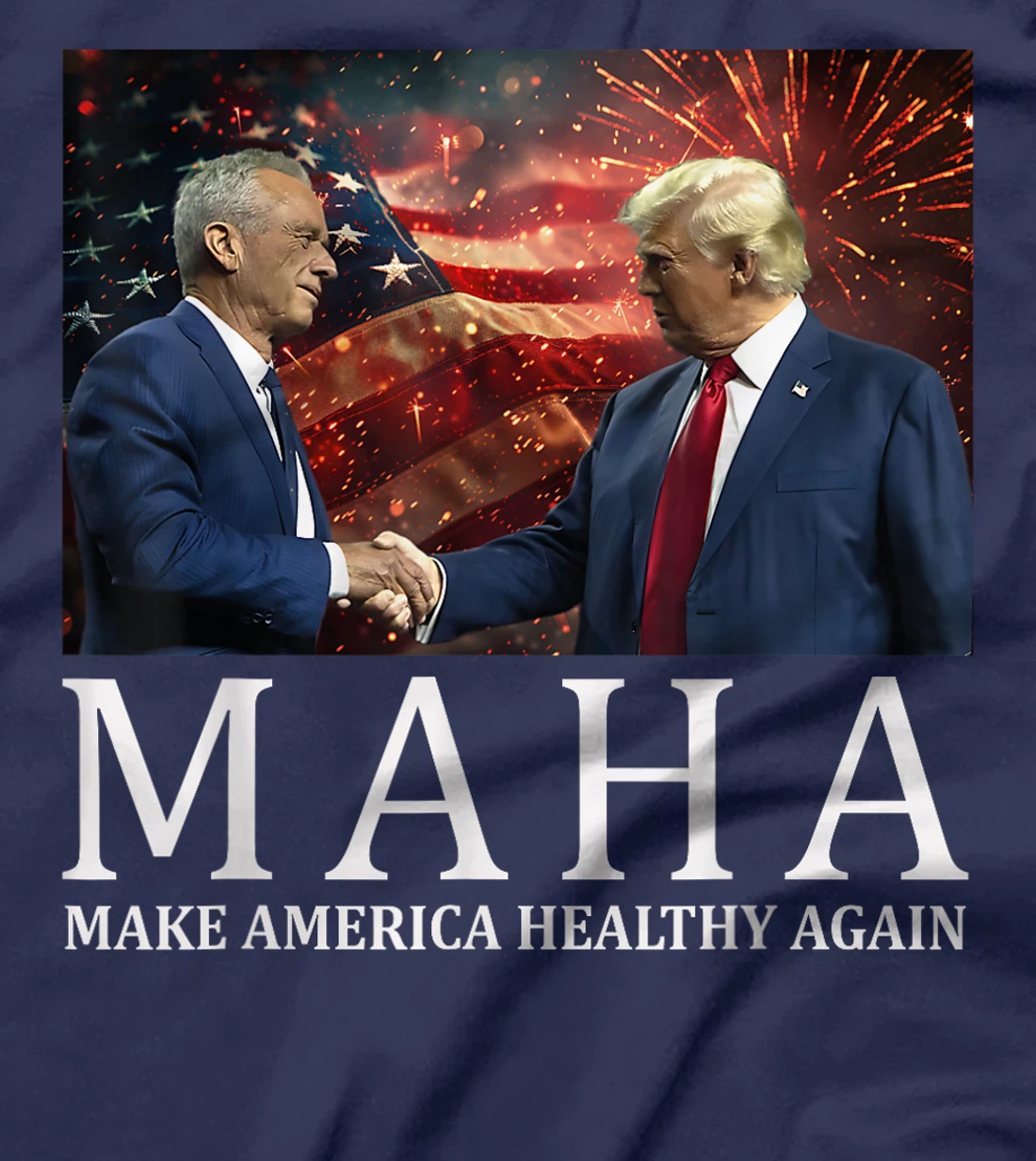 Maha Make America Healthy 2024 Vote For Trump And Kennedy T-Shirt