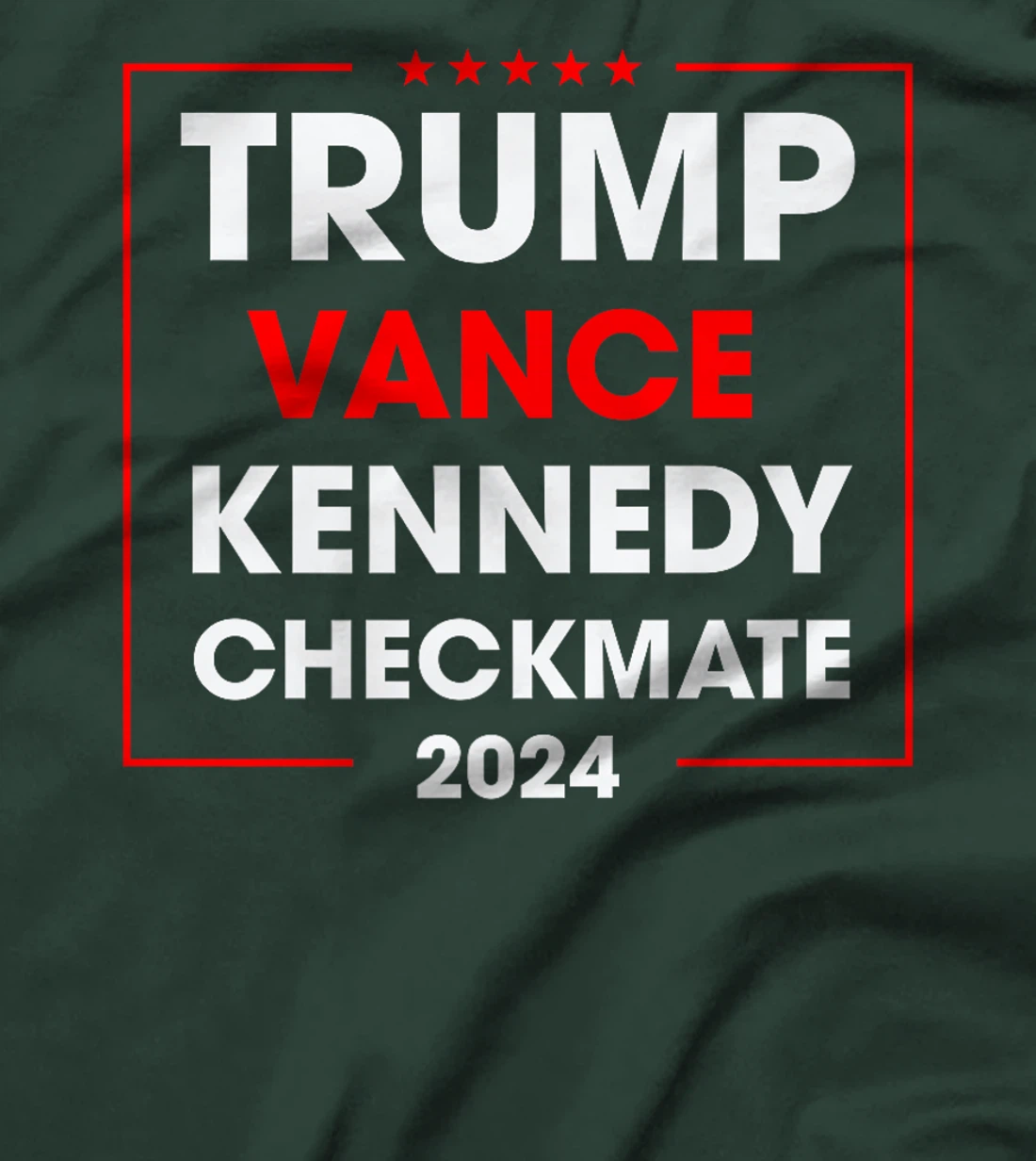 Trump Vance Kennedy Checkmate 2024 Election Republican Premium T-Shirt