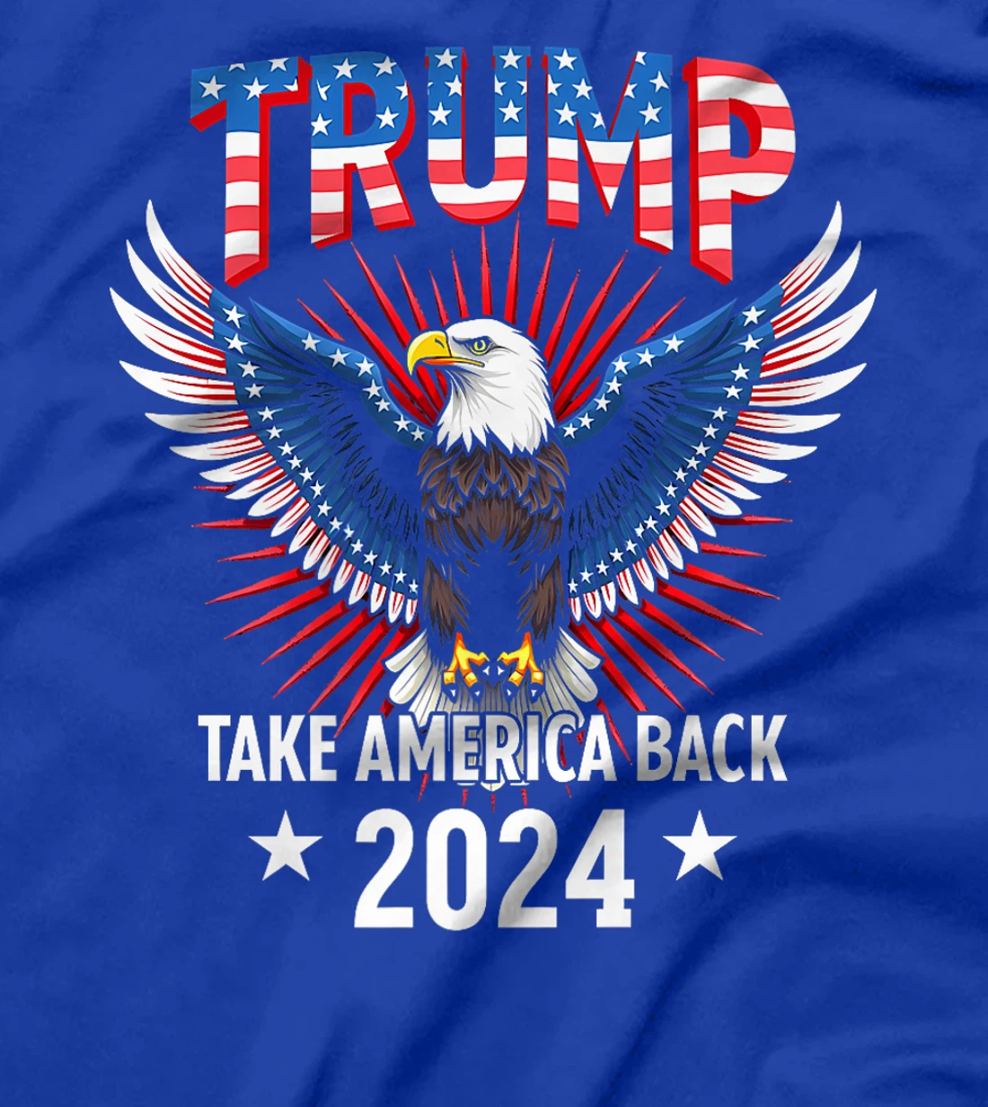 Trump Take America Back 2024 American Flag Eagle President Premium T-Shirt