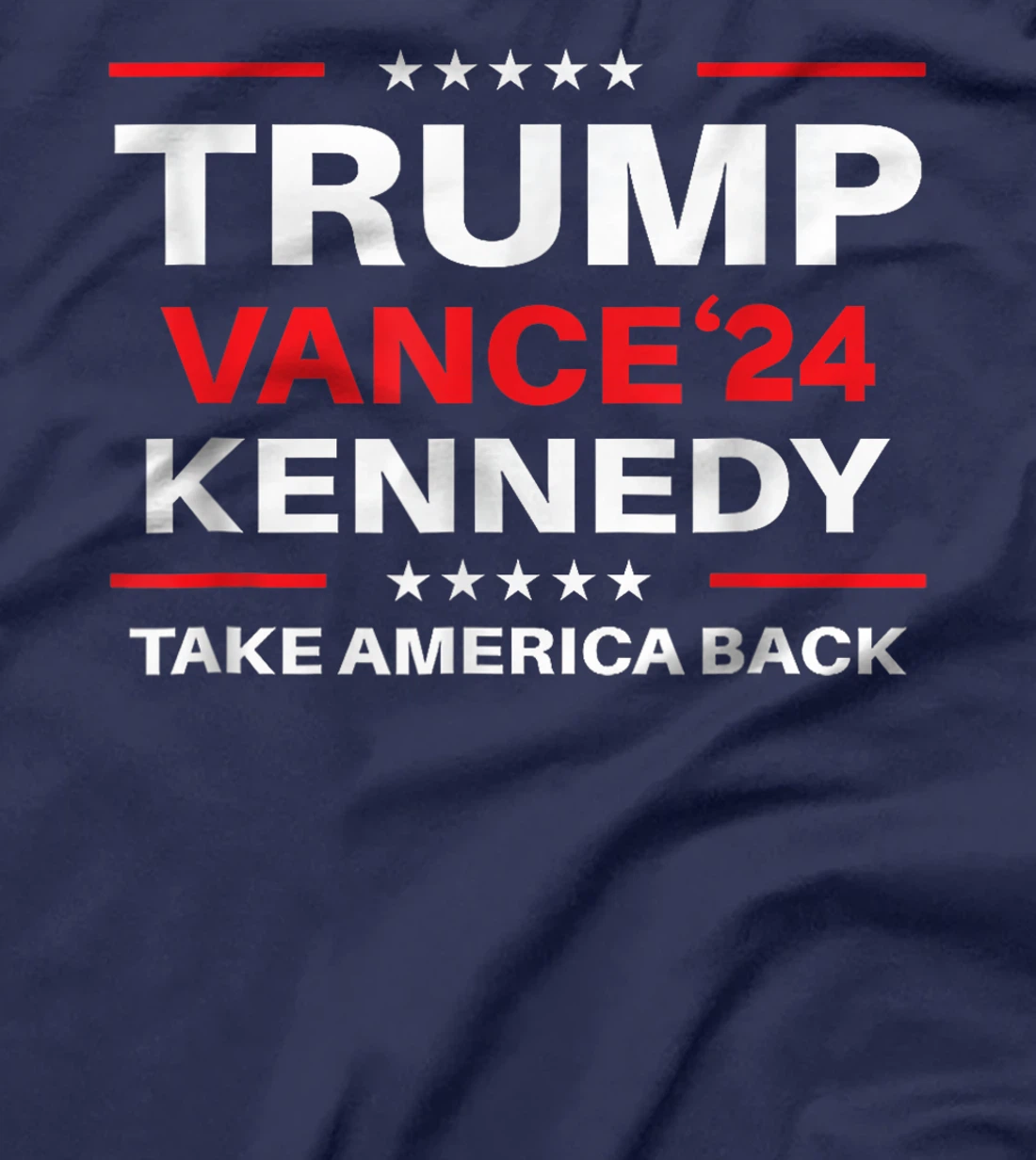Trump Vance Kennedy 2024 take America back again T-Shirt
