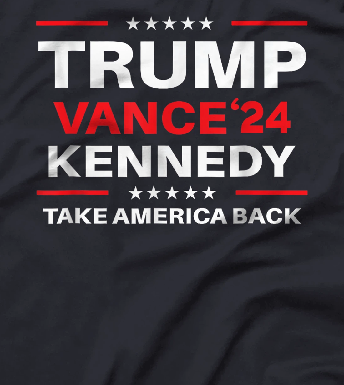 Trump Vance Kennedy 2024 take America back again T-Shirt