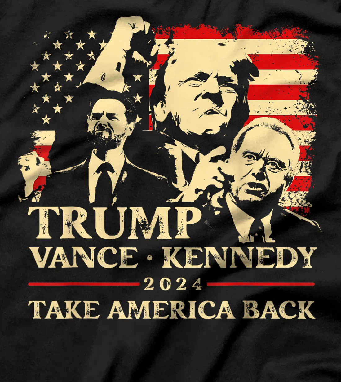 Trump Vance Kennedy Take America Back Republican Felon Trump T-Shirt