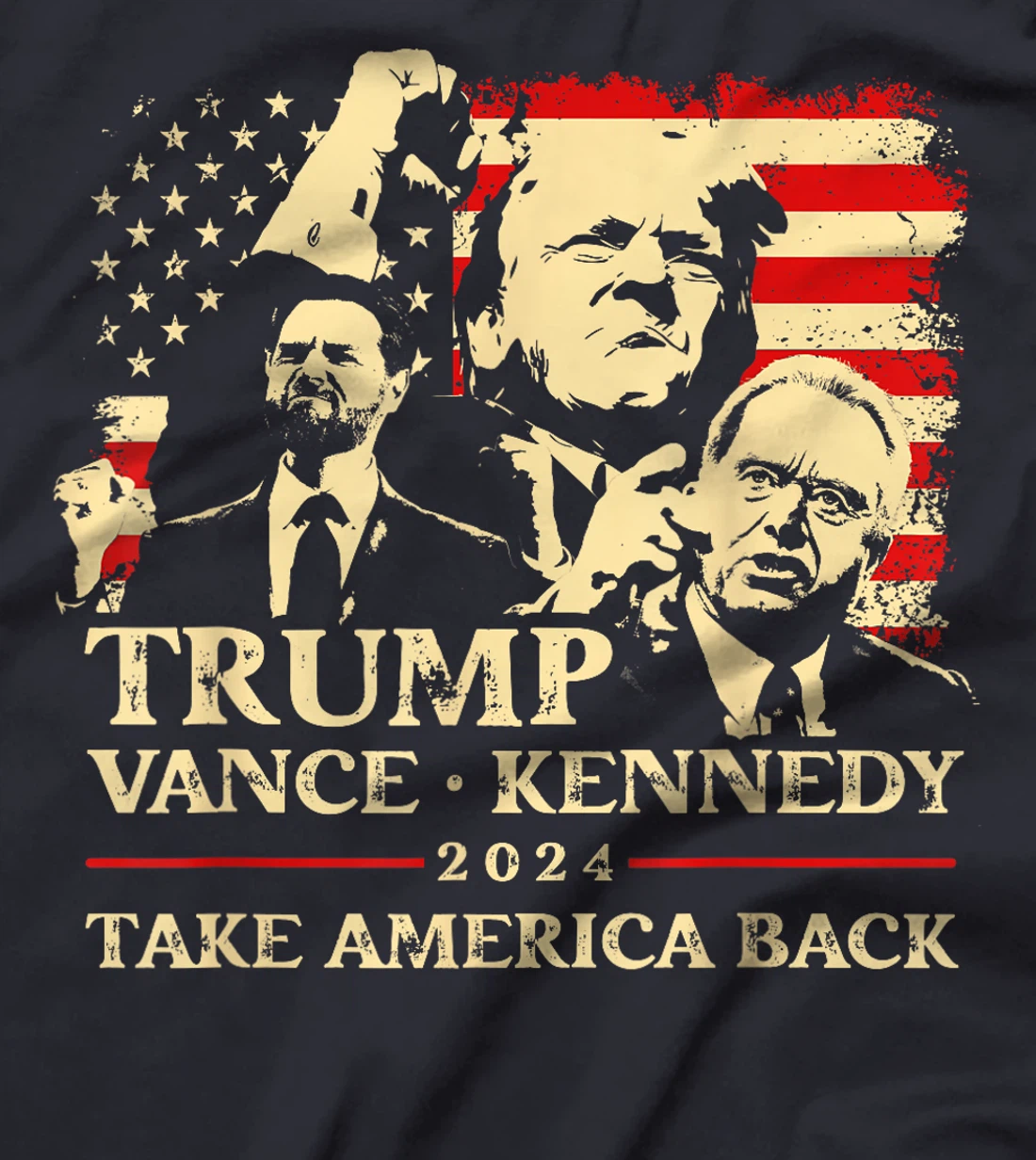 Trump Vance Kennedy Take America Back Republican Felon Trump T-Shirt