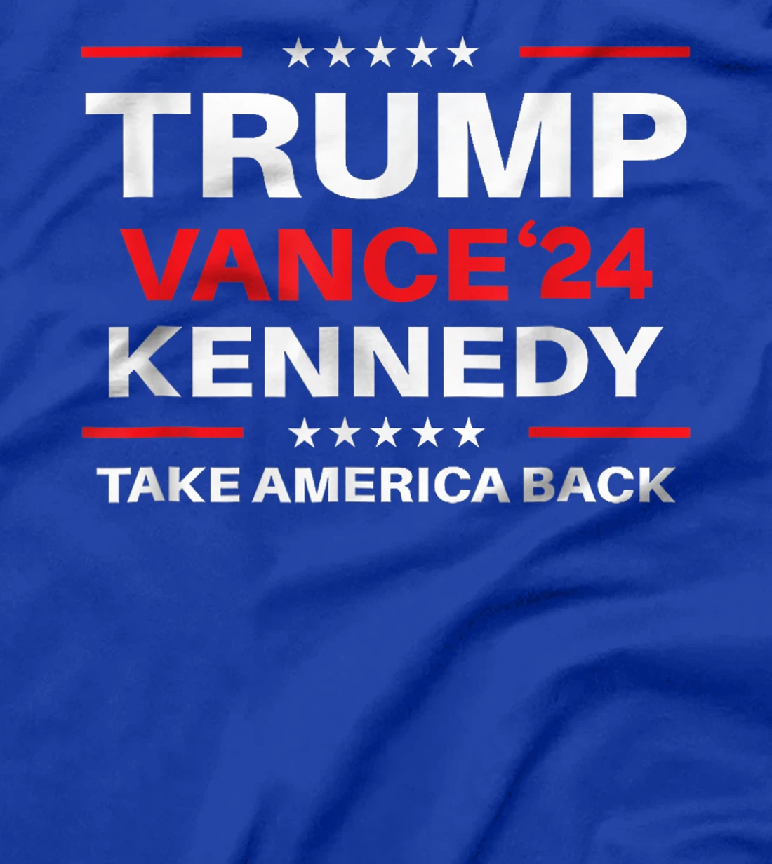 Trump Vance Kennedy 2024 take America back again T-Shirt