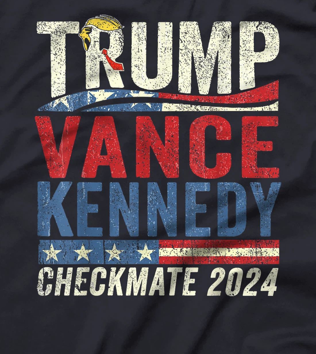 Trump Vance Kennedy Checkmate 2024 Election Republican T-Shirt