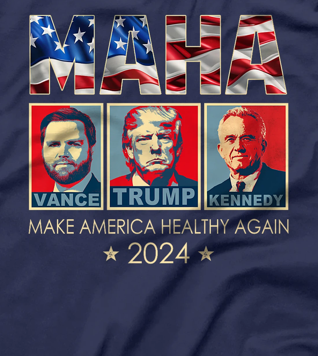 Trump Vance Kennedy 2024 MAHA Make America Healthy Again Premium T-Shirt