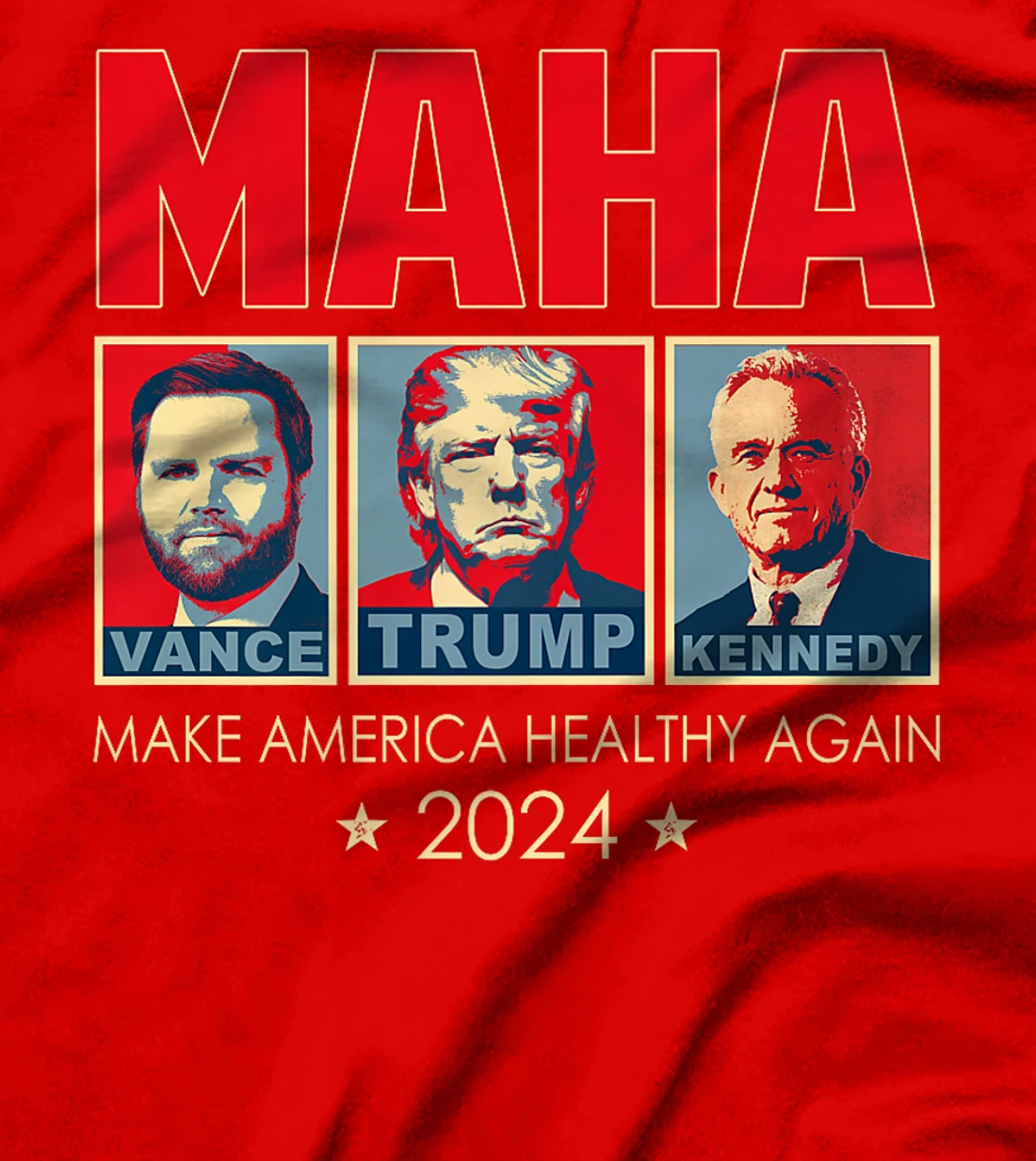 Trump Vance Kennedy 2024 MAHA Make America Healthy Again Premium T-Shirt