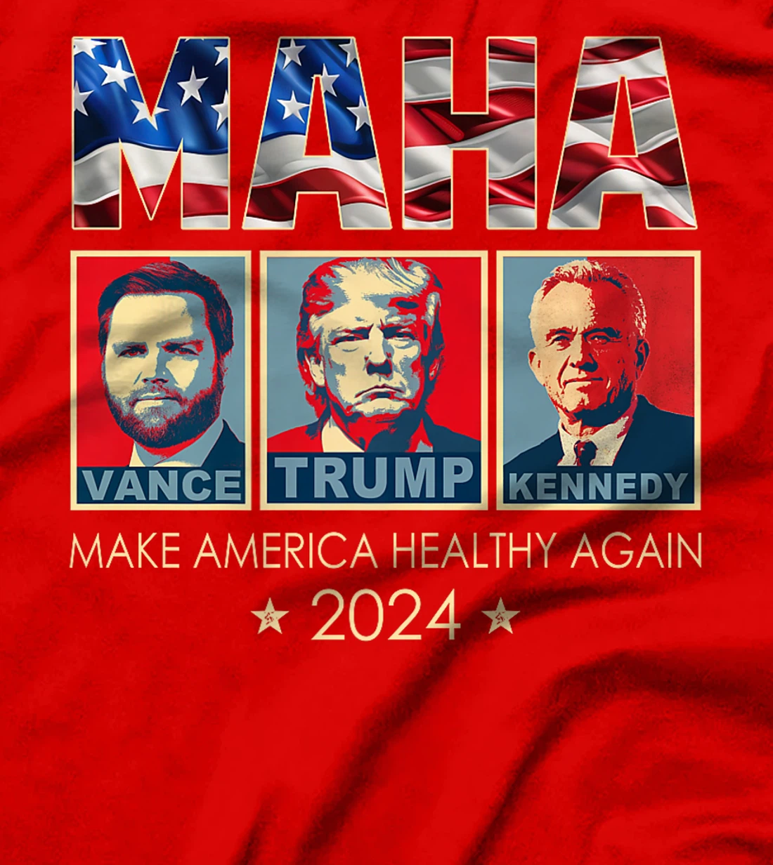 Trump Vance Kennedy 2024 MAHA Make America Healthy Again Premium T-Shirt
