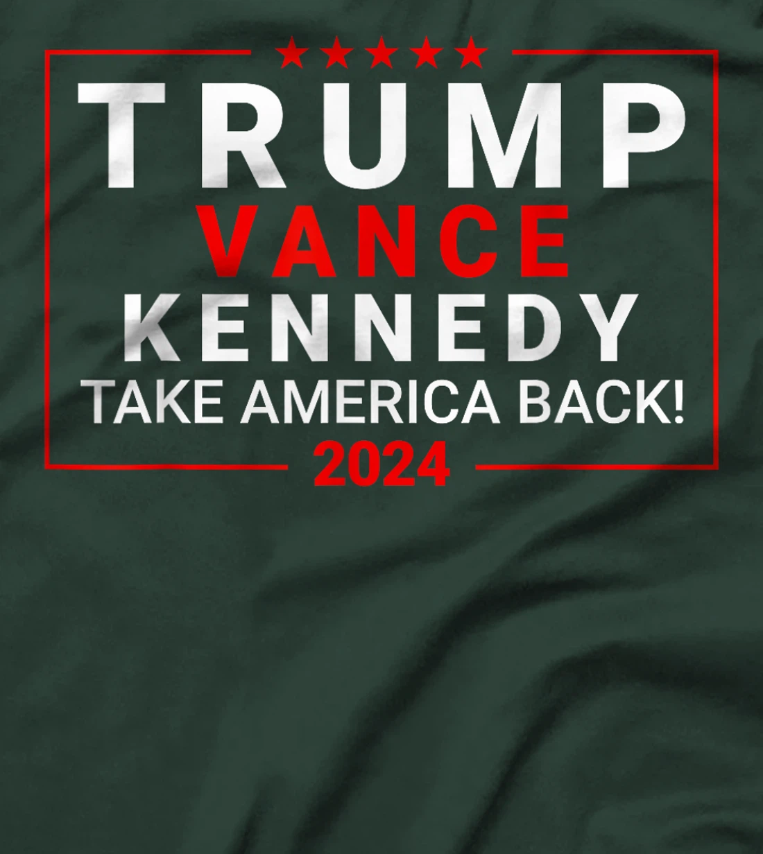 Trump Vance Kennedy take America back again T-Shirt