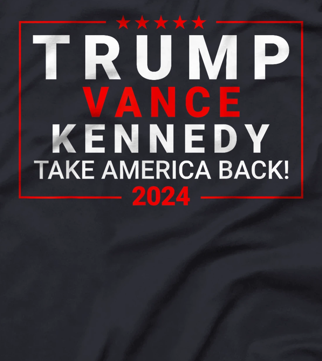 Trump Vance Kennedy take America back again T-Shirt